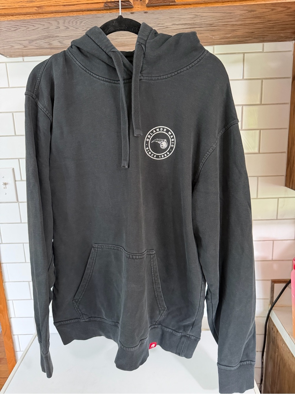 Orlando Magic Black Crewneck with White Chest Emblem
